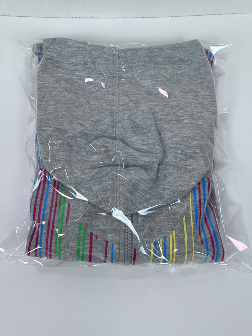 True Religion Boys Full Zip Fleece Hoodie with Paint Drip Logo Size L; School - Picture 13 of 13